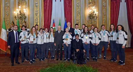 CONI - I medagliati olimpici accolti da Mattarella al Quirinale 
