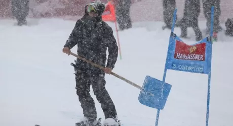 SANTA CATERINA - Pioggia sulla pista, gigante rinviato a domani 