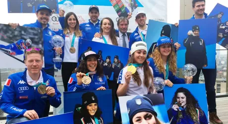 FISI - Il presidente Roda ringrazia i medagliati azzurri