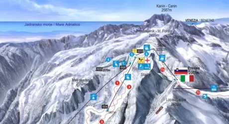 SELLA NEVEA KANIN - Si scia, ma solo sul versante sloveno