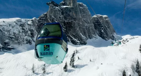 BOVEC - Riapre la cabinovia Kanin e il collegamento con Sella Nevea