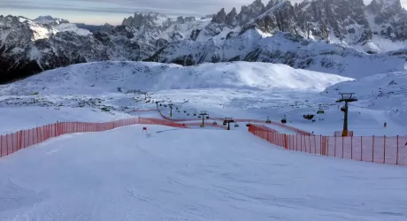 PASSO SAN PELLEGRINO - Pista La Volata, esordio della Coppa Europa