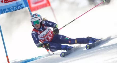 LENZERHEIDE - Shiffrin davanti a Bassino nella prima manche, Brignone 7/a