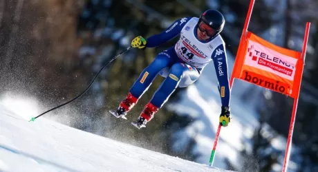WENGEN - Cazzaniga e Battilani, doppietta azzurra in Coppa Europa