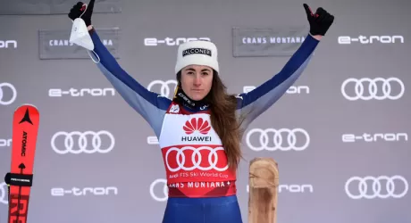 LENZERHEIDE - Goggia vince la Coppa di discesa, cancellate le gare di oggi 