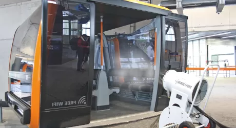 Demaclenko: i "cannoni" diventano sanificatori per le cabinovie