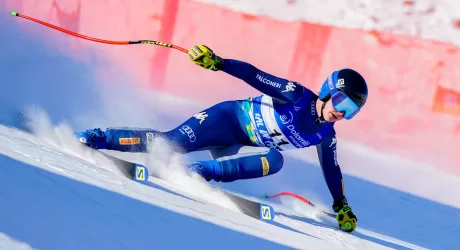 ST. ANTON - Elena Dolmen trionfa in discesa, è il primo successo in Coppa Europa 