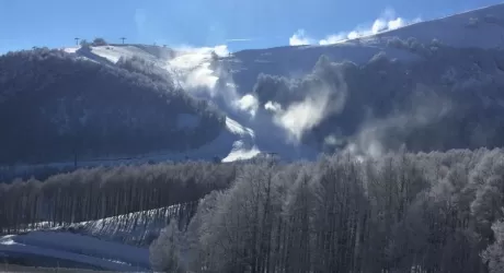 ROCCARASO - Primo weekend di sci, impianti e piste aperte