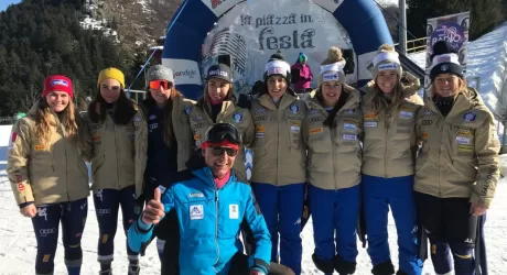 ARTESINA - Arrivano Goggia, Brignone e Bassino per allenarsi sulle piste del Mondole Ski
