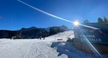 Faloria, si scia fino a Pasquetta "inverno positivo"