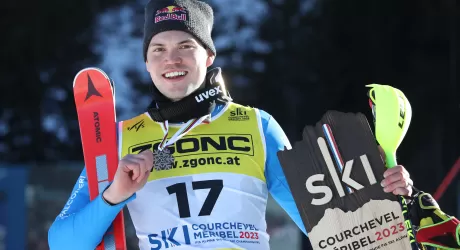 COURCHEVEL - Vinatzer: "Sono contentissimo, è stato un inverno difficile"