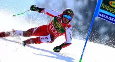 KRANJSKA GORA - Kristoffersen vince il gigante, Hirscher la Coppa numero 8