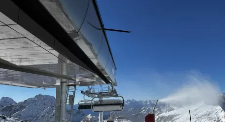 CERVINIA - Ecco la nuova seggiovia Gran Sometta, aprirà il 25 novembre. Fotogallery