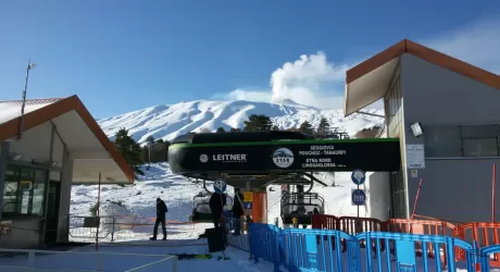 ETNA - Neve e impianti aperti a Linguaglossa