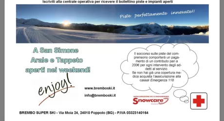 BREMBO SKI - A San Simone si scia nei weekend