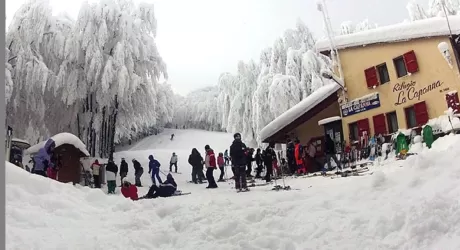 CAMPIGNA - Tanta neve e piste aperte tutti i giorni