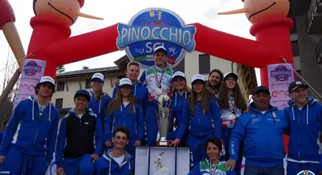 ABETONE - LA 35° EDIZIONE DI PINOCCHIO SUGLI SCI CON GIULIANO RAZZOLI