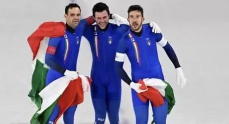 Dalll’inseguimento a squadre di pattinaggio l’oro numero nove