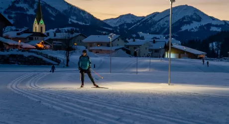AUSTRIA - A Hochfilzen il primo anello per sci di fondo illuminato esclusivamente a energia solare