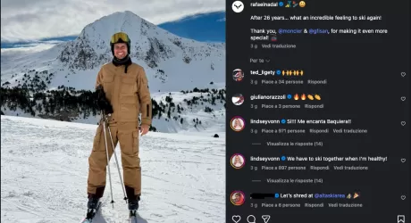 Rafael Nadal a Baqueira Beret: Che sensazione sciare dopo 26 anni!