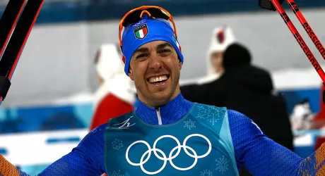 Pellegrino argento nella sprint, oro all'imbattibile Klaebo, video