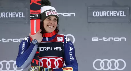 COURCHEVEL - Federica Brignone: "All'attacco, così si vince"