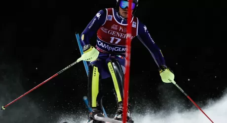 CAMPIGLIO - Yule guida lo slalom della 3Tre, Vinatzer 11°