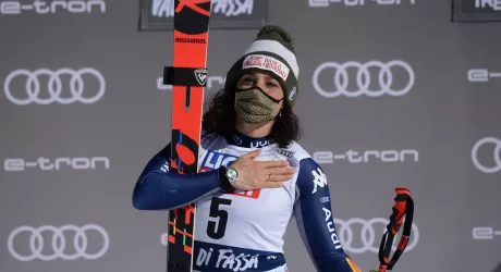 Brignone raggiunge Compagnoni: “Ma non è l’ultimo traguardo”