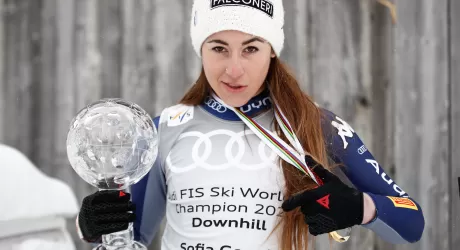 Sofia Goggia e la Coppa di discesa: "Ho dominato la disciplina", video