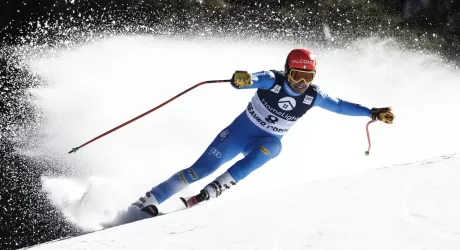 WENGEN - Innerhofer il più veloce nella prima sul Lauberhorn 