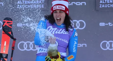 Brignone: "Vincere è sempre un'emozione. Le Olimpiadi? Prima la Erta e Cortina"