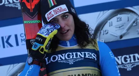 Le lacrime di Brignone: "Top iniziare il mondiale così"