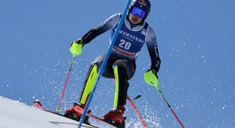 SAALBACH - Haugan vince l'ultimo slalom, Vinatzer ottavo