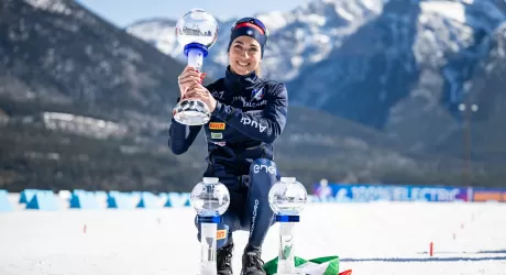 Lisa Vittozzi ha vinto la Coppa del mondo di biathlon