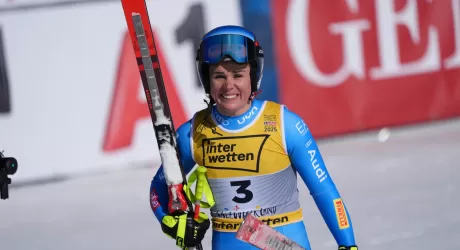 Saalbach USA2 comanda la combinata dopo la discesa, azzurre lontane