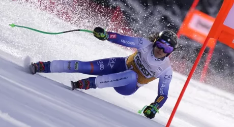 Brutto infortunio per Federica Brignone nel gigante dei campionati italiani