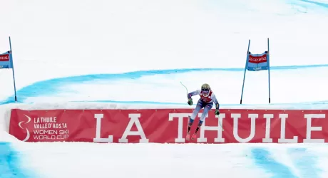 Video, Federica Brignone vince il superG di La Thuile