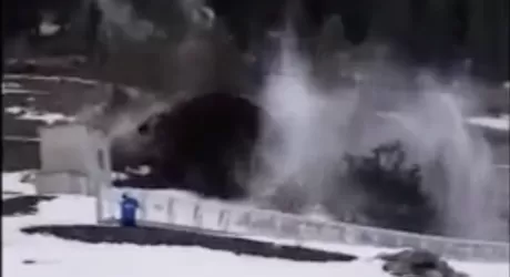 COURMAYEUR - Il video della frana a Plan Checrouit