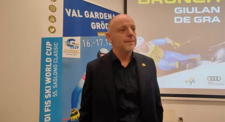 Saslong verso la gara numero 100, intervista a Rainer Senoner, video