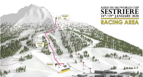 VIALATTEA - Sestriere, torna la Coppa del mondo il 18 e 19 gennaio