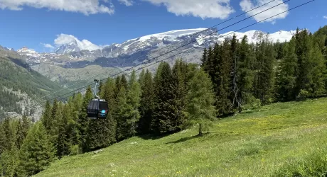 MONTEROSA SKI- Gli orari della telecabina Champoluc-Crest apertura estiva