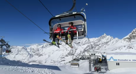 CERVINIA - Dal 6 novembre si scia anche sul versante italiano