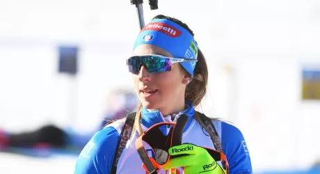 OBERHOF - Lisa Vittozzi bronzo nell'indivituale di biathlon