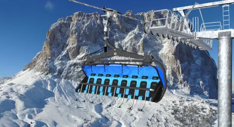 VAL GARDENA - Nuova seggiovia a 8 posti riscaldata Gran Paradiso  