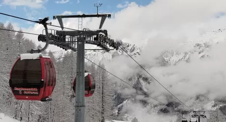 BARDONECCHIA - Nuova nevicata in vista della Pasqua sugli sci