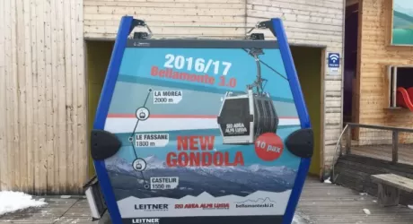 ALPE LUSIA - Nuova cabinovia per la stagione sciistica 2016-2017