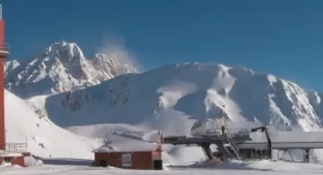 CAMPO IMPERATORE - Finalmento oggi apre la funivia Gran Sasso 08/01