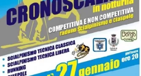 SAN GIACOMO DI ROBURENT: Cronoscalata in notturna sci alpinismo