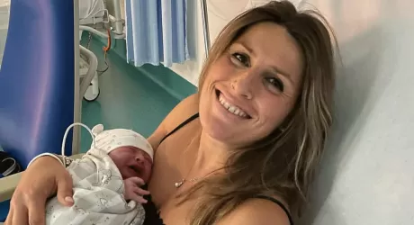 E' nato Giacomo, terzo figlio di Nadia Fanchini e Devid Salvadori