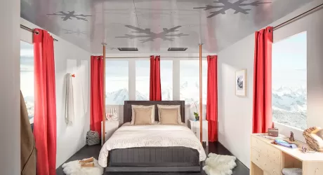 COURCHEVEL - Dormire in funivia a 2700 metri